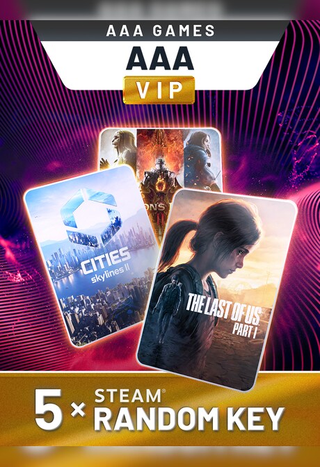 AAA VIP Random 5 Keys (PC) - Steam Key - GLOBAL