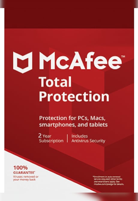 McAfee Total Protection (PC, Android, Mac) (3 Devices, 1 Year) - McAfee Key - EUROPE