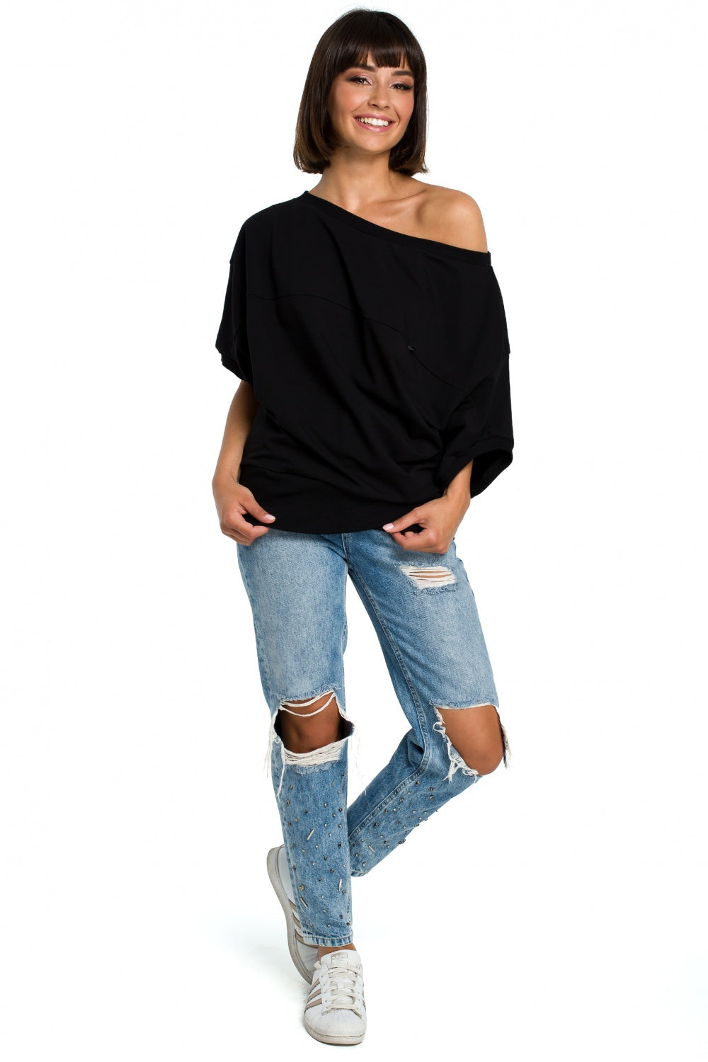 T-shirt femme BeWear Sweatshirt Sweatshirt — noir