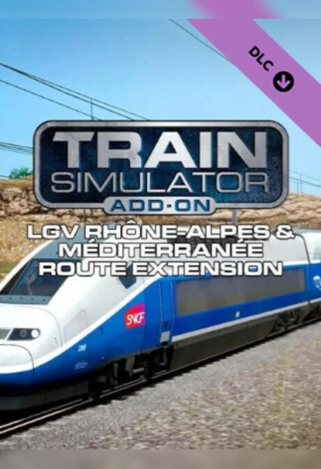 Train Simulator: LGV Rhône-Alpes & Méditerranée Route Extension Add-On (PC) - Steam Key - GLOBAL