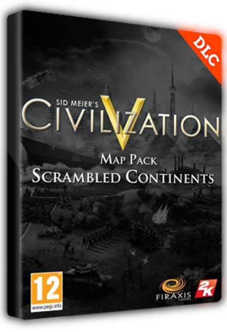 Sid Meier's Civilization V: Scrambled Continents Map Pack Steam Key GLOBAL