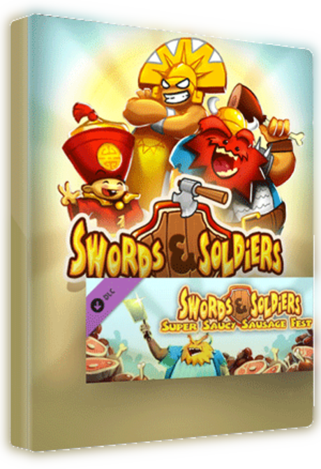 Swords and Soldiers + Super Saucy Sausage Fest Steam Key GLOBAL