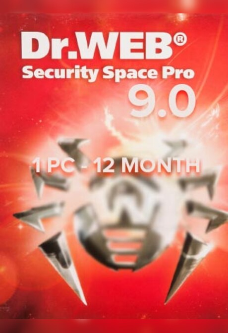 Dr.Web Security Space 9.0 1 Device PC 1 Device 12 Months Key GLOBAL