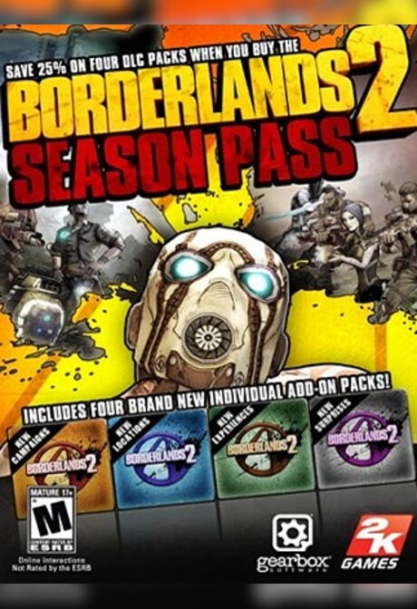 Borderlands 2 - Season Pass (PC) - Steam Key - GLOBAL