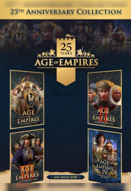 Age of Empires 25th Anniversary Collection (PC) - Steam Key - GLOBAL