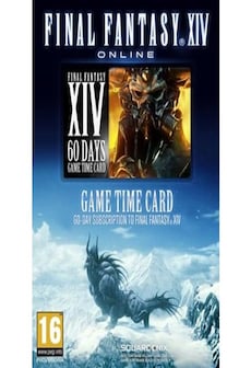 Final Fantasy XIV: A Realm Reborn Time Card 60 Days Mog Station UNITED STATES