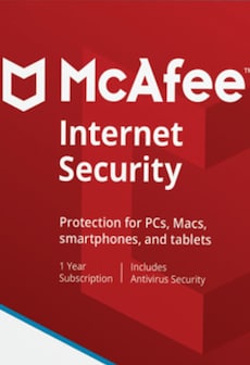 McAfee Internet Security 3 Devices 1 Year - McAfee Key - GLOBAL
