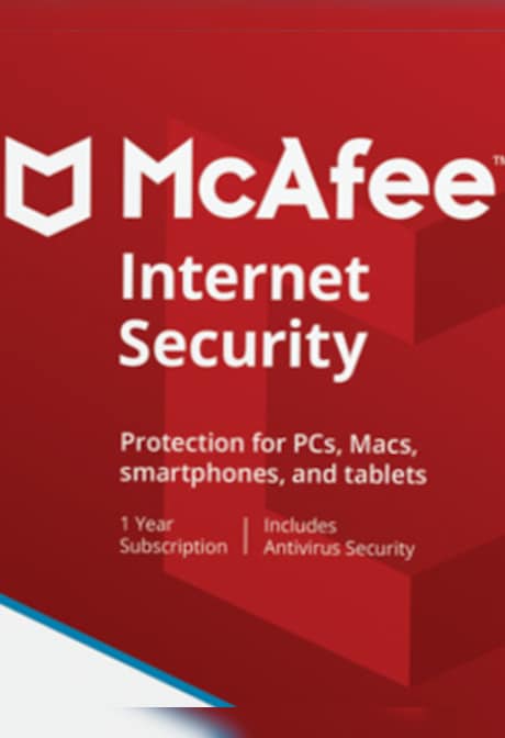 McAfee Internet Security 10 Devices 1 Year - McAfee Key - GLOBAL