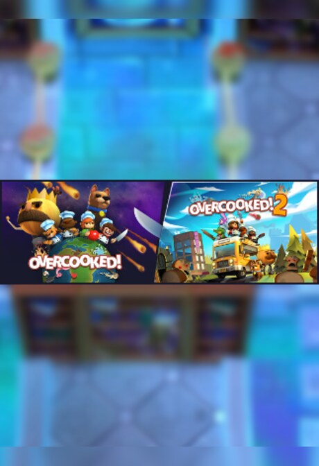 OVERCOOKED! 1 & 2 BUNDLE Steam Key GLOBAL
