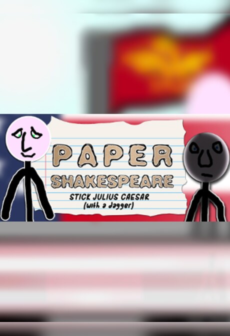 Paper Shakespeare: Stick Julius Caesar (with a dagger) Steam Key GLOBAL