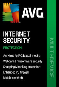 AVG Internet Security (PC, Android, Mac, iOS) (10 Devices, 2 Years)  - AVG Key - GLOBAL
