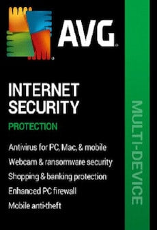 AVG Internet Security (PC, Android, Mac, iOS) (5 Devices, 1 Year)  - AVG Key - GLOBAL