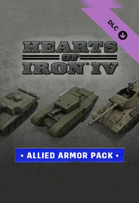 Hearts of Iron IV Allied Armor (PC) - Steam Key - CIS