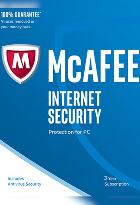 McAfee Internet Security 1 PC 3 Years - McAfee Key - GLOBAL