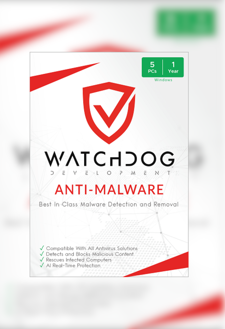 Watchdog Anti-Malware 5 PC 1 Year - Key - GLOBAL