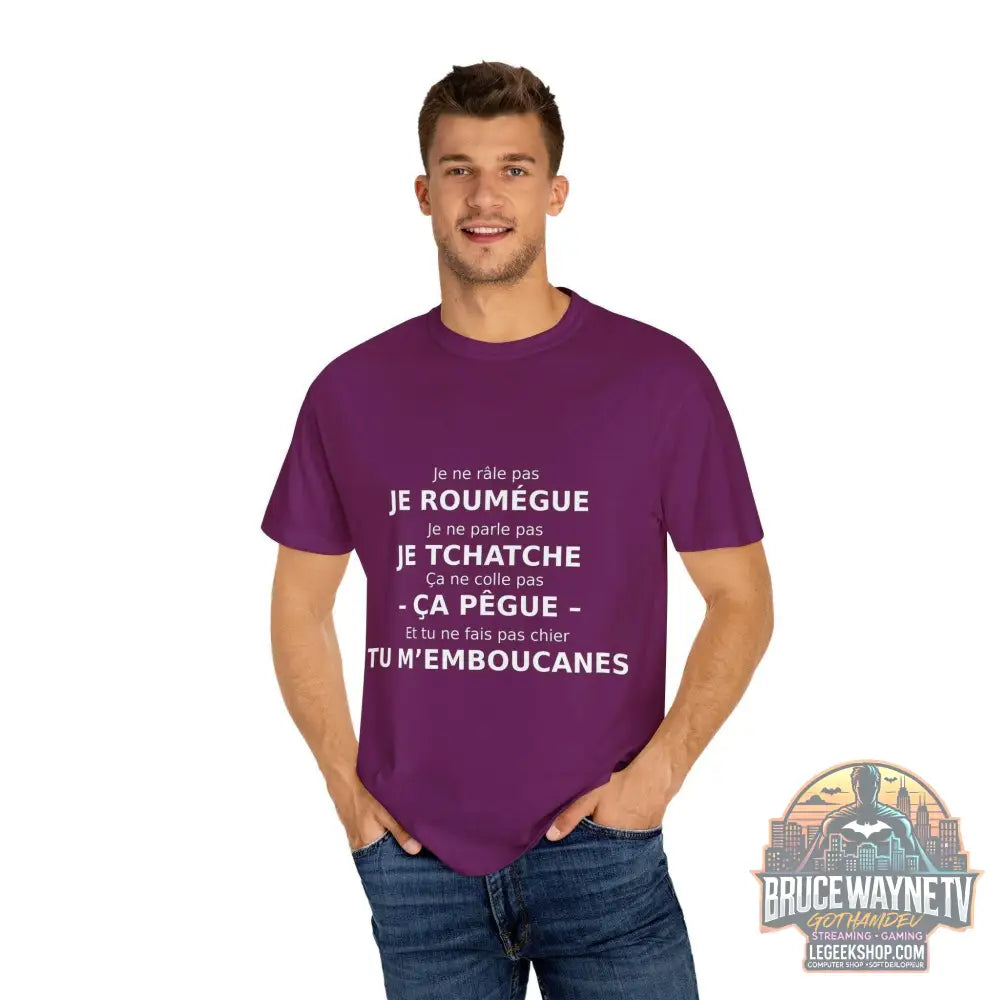 🎮 T-shirt Unisexe Citations Humoristiques Françaises 🎮 - Legeekshop