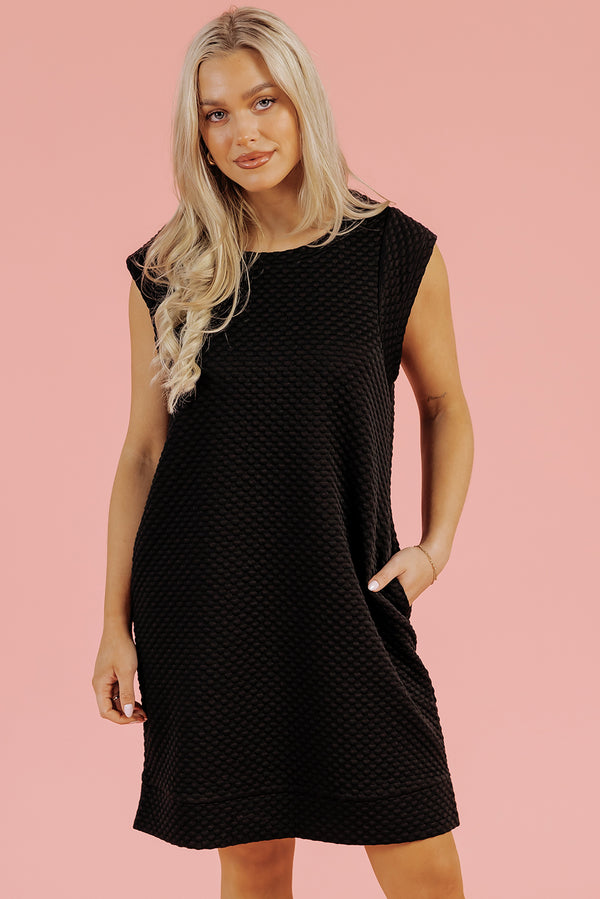 Robe courte femme — noir