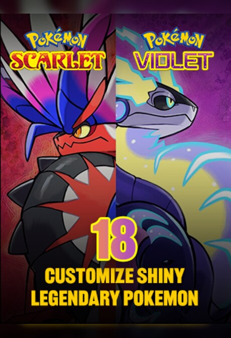Pokémon Scarlet/Violet Customize Shiny Legendary Pokemon x18 - BillStore - GLOBAL