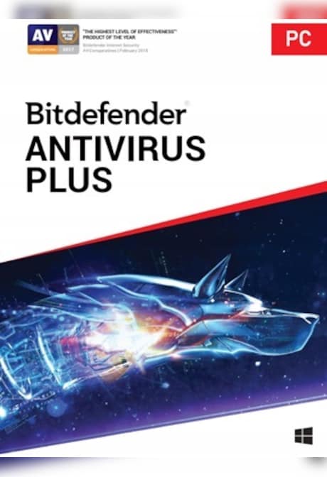 Bitdefender Antivirus Plus 2025 (PC) (1 Device, 3 Years)  - Bitdefender Key - UNITED STATES / CANADA