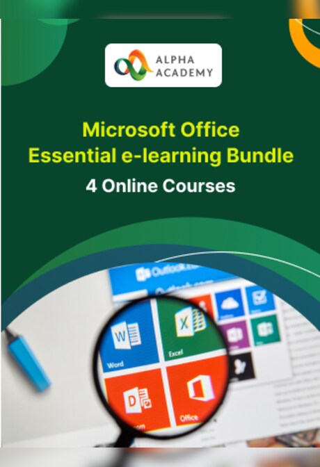 Microsoft Office Essential eLearning Bundle - 4 Online Courses - Alpha Academy