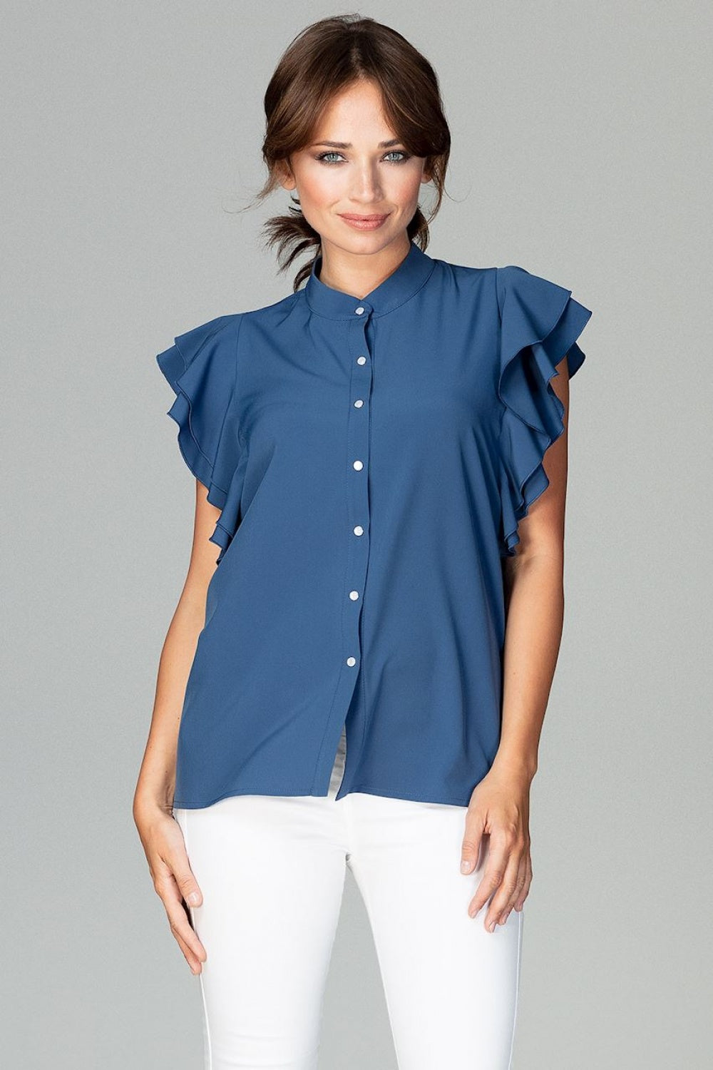 Blouse femme Lenitif Chemise Chemise — bleu marine