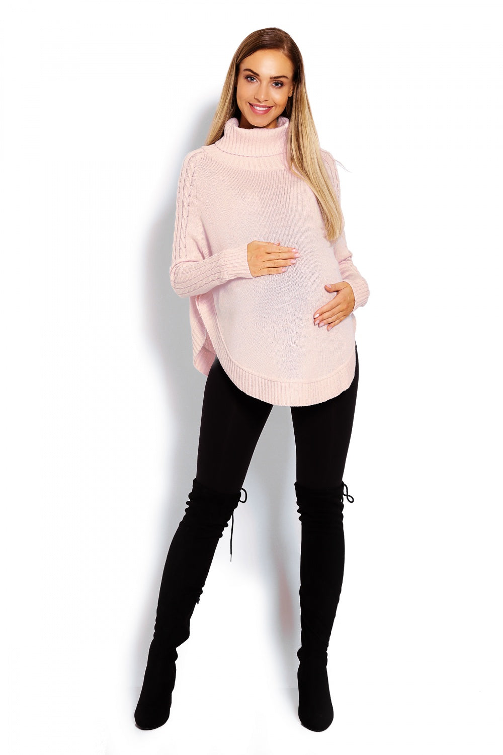 Poncho de grossesse femme PeeKaBoo — rosé