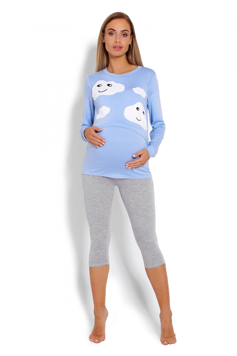Pyjama femme PeeKaBoo De Grossesse De — bleu