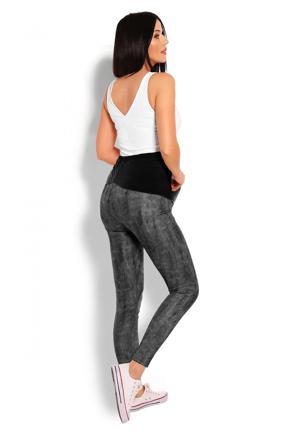 Legging grossese femme PeeKaBoo — noir