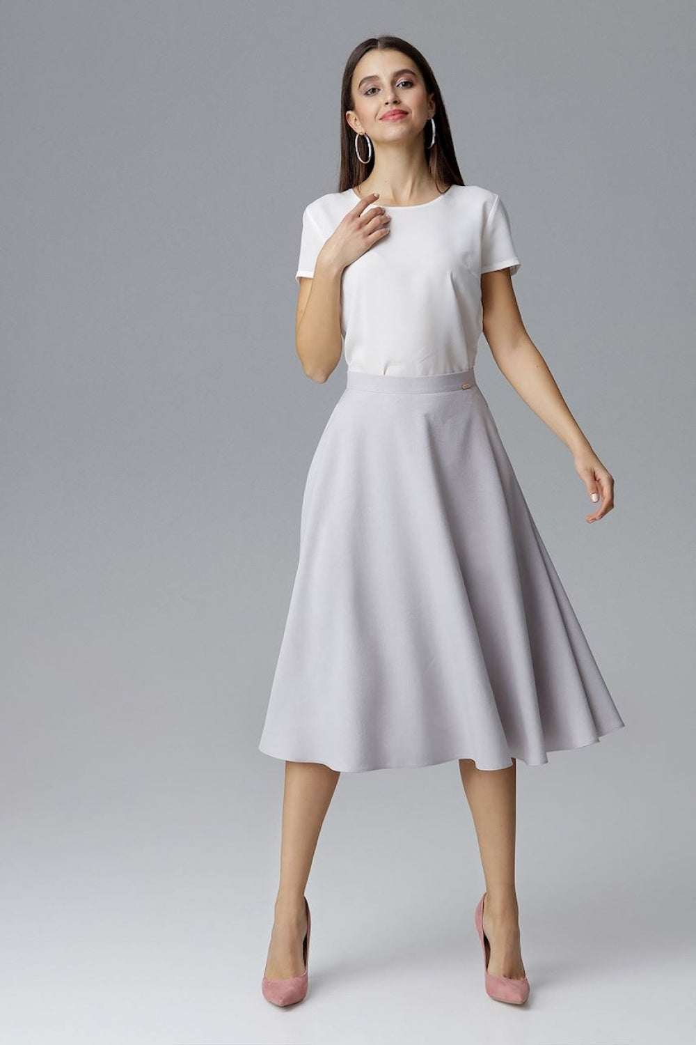 Jupe femme Figl — gris