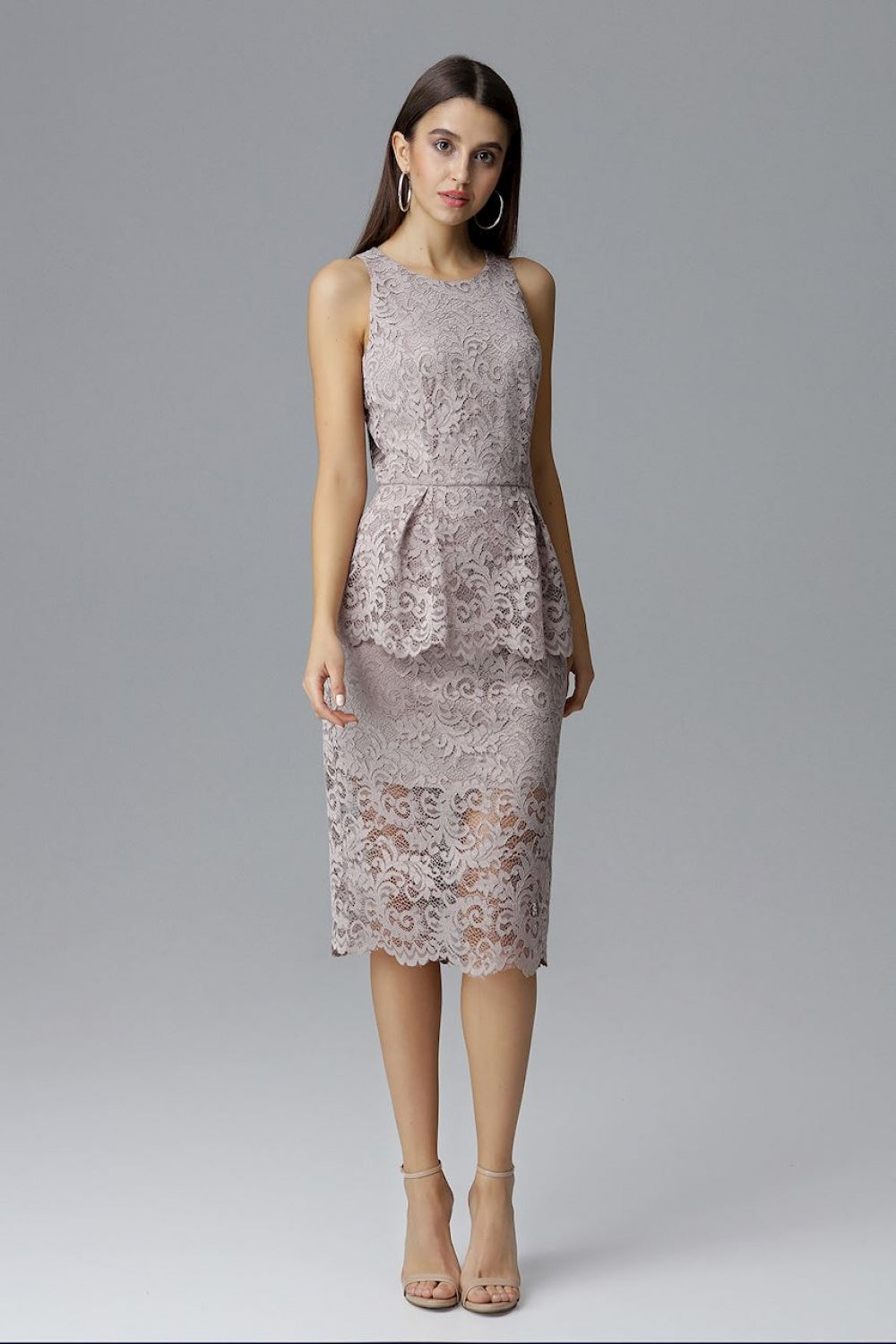 Robe femme Figl De Soirée De — beige
