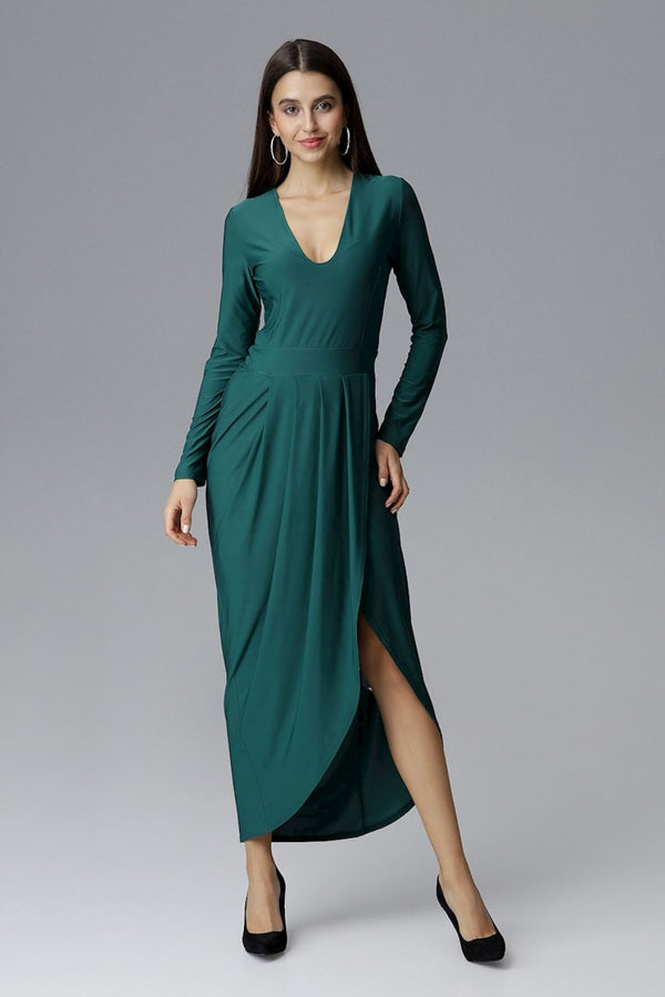 Robe femme Figl Longue Longue — vert
