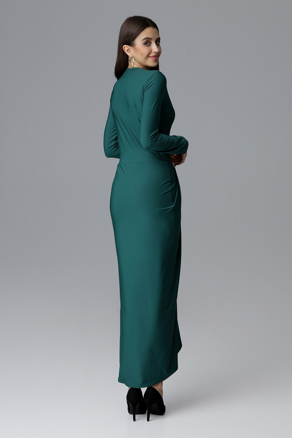 Robe femme Figl Longue Longue — vert