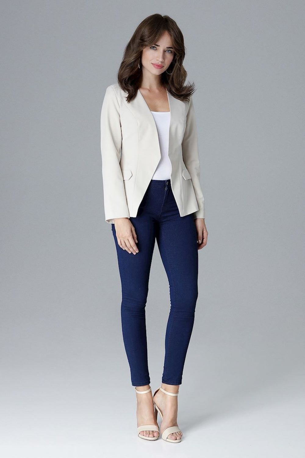 Blazer femme Lenitif — beige