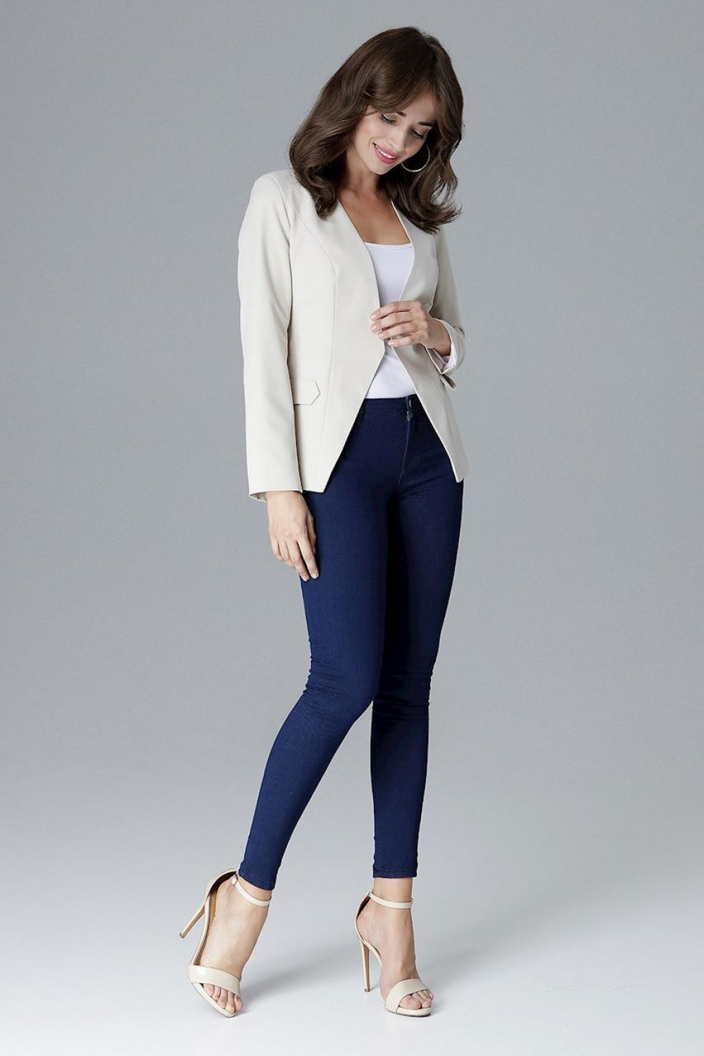 Blazer femme Lenitif — beige