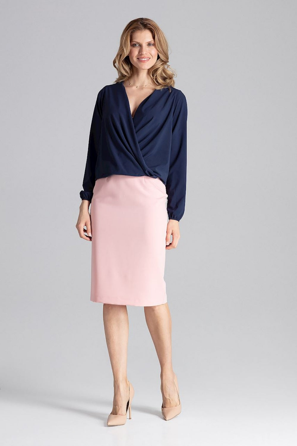 Blouse femme Figl Chemisier Chemisier — bleu marine