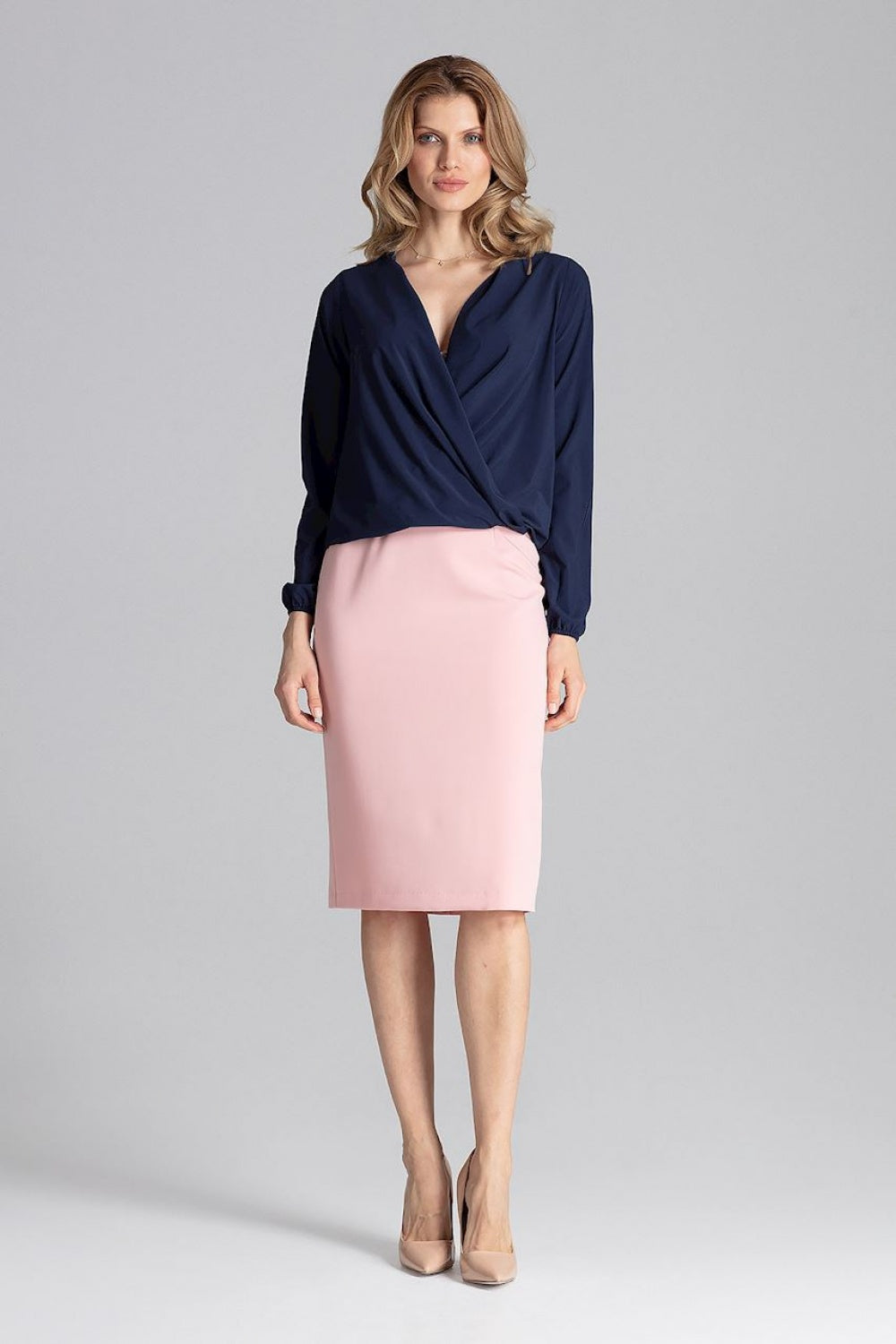 Blouse femme Figl Chemisier Chemisier — bleu marine