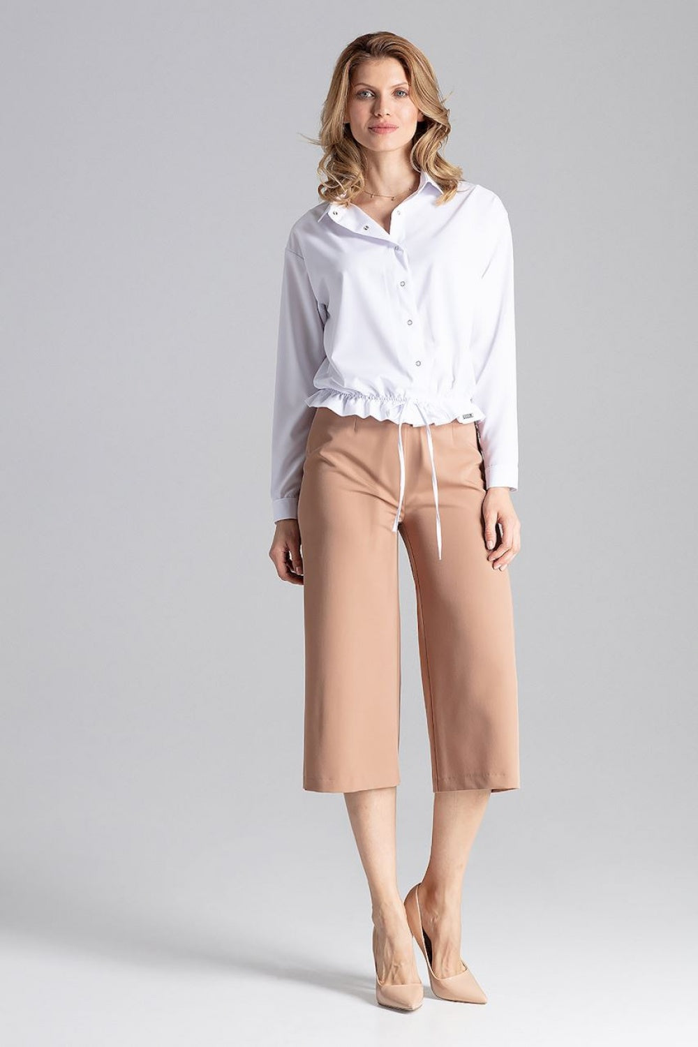 Chaussures à talons femme Figl Pantalon Pantalon — brun