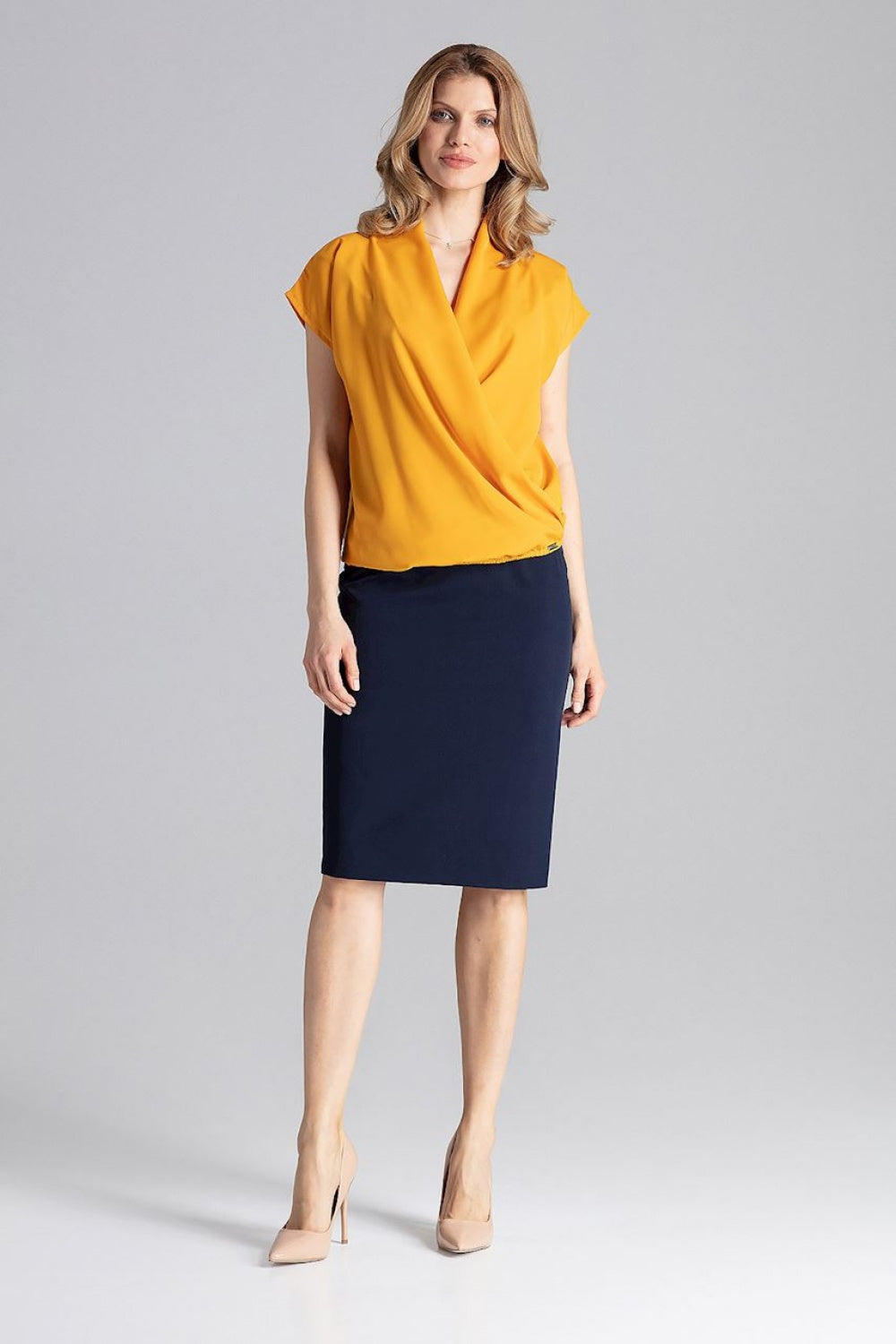 Blouse femme Figl Chemisier Chemisier — jaune