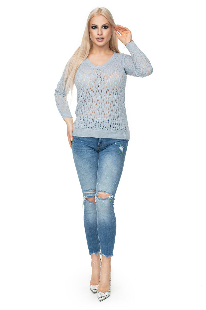 Pull femme PeeKaBoo Chandail Chandail — gris