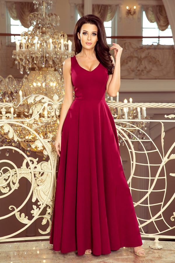 Robe femme Numoco Longue Longue — rouge