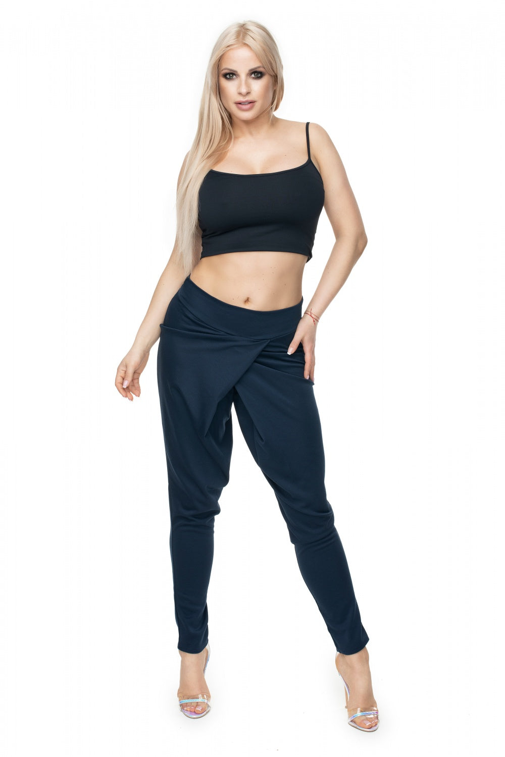 Chaussures à talons femme PeeKaBoo Pantalon Long Pantalon — bleu marine