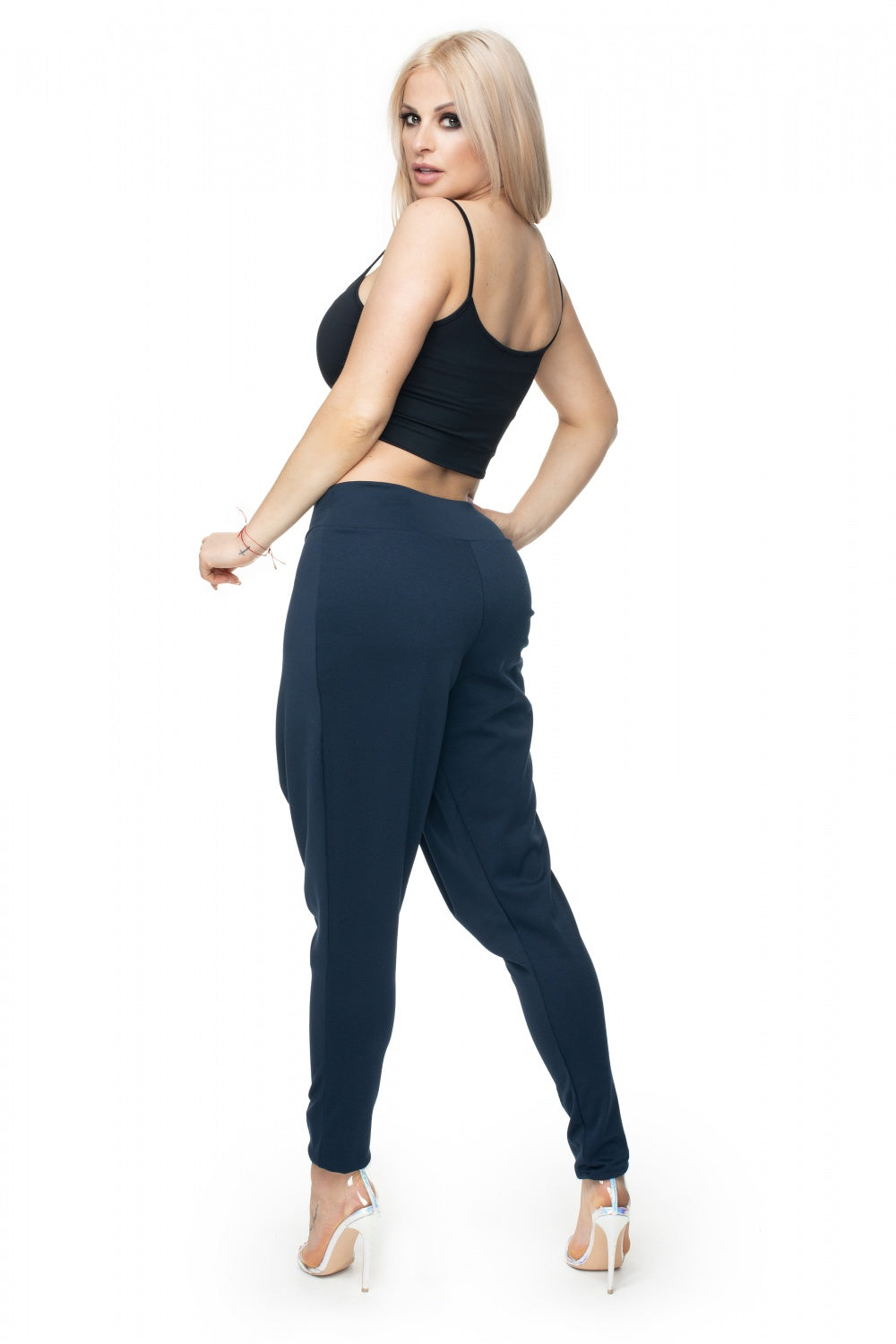 Chaussures à talons femme PeeKaBoo Pantalon Long Pantalon — bleu marine