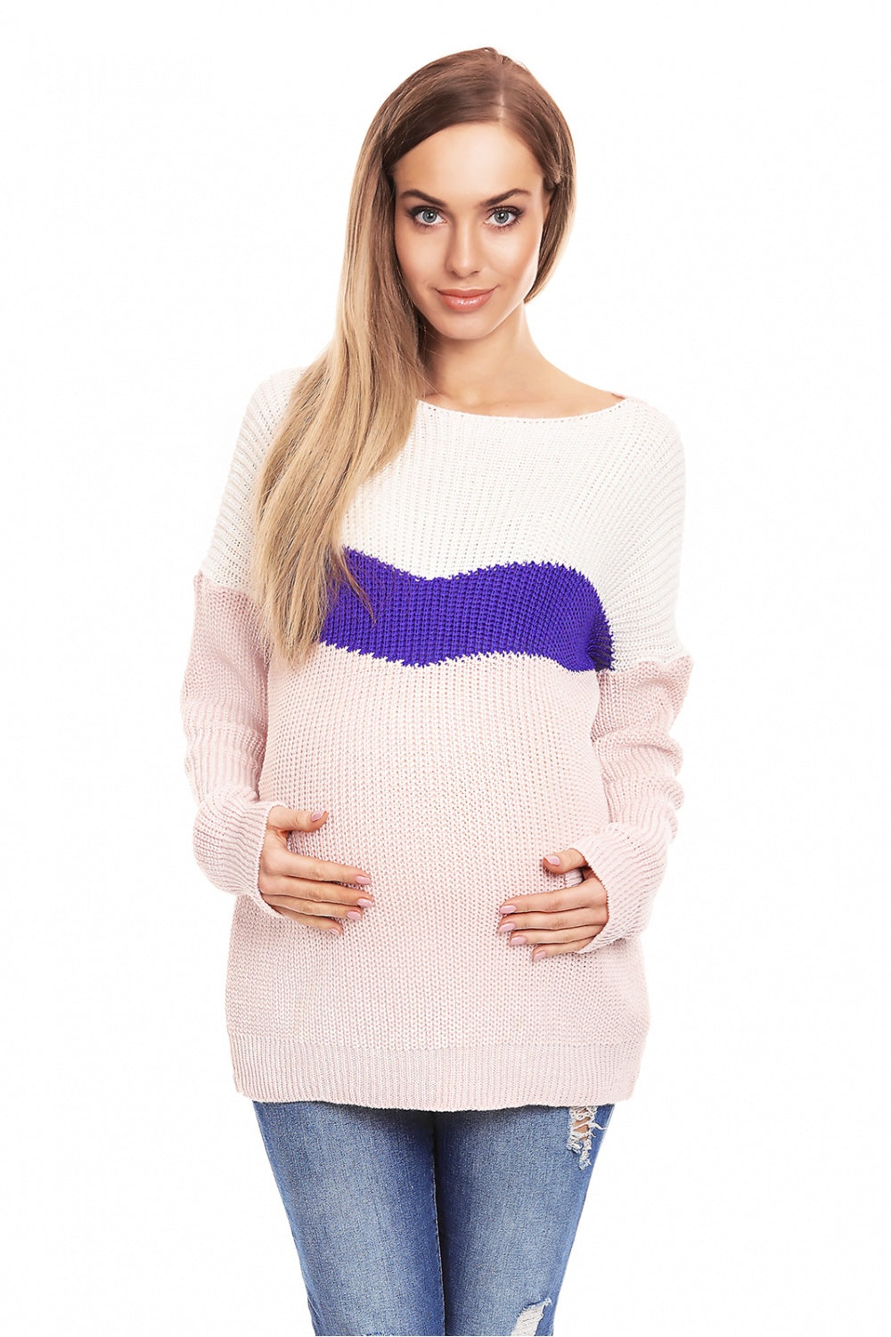 Chandail grossesse femme PeeKaBoo — multicouleur