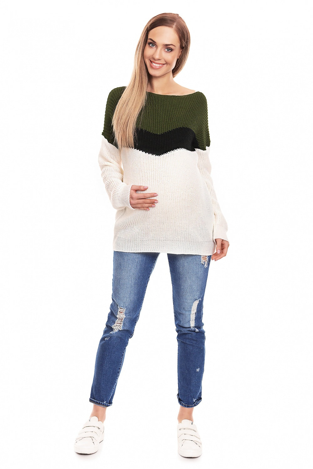 Chandail grossesse femme PeeKaBoo — multicouleur