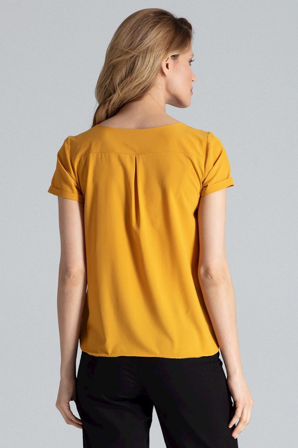 Blouse femme Figl Chemisier Chemisier — jaune