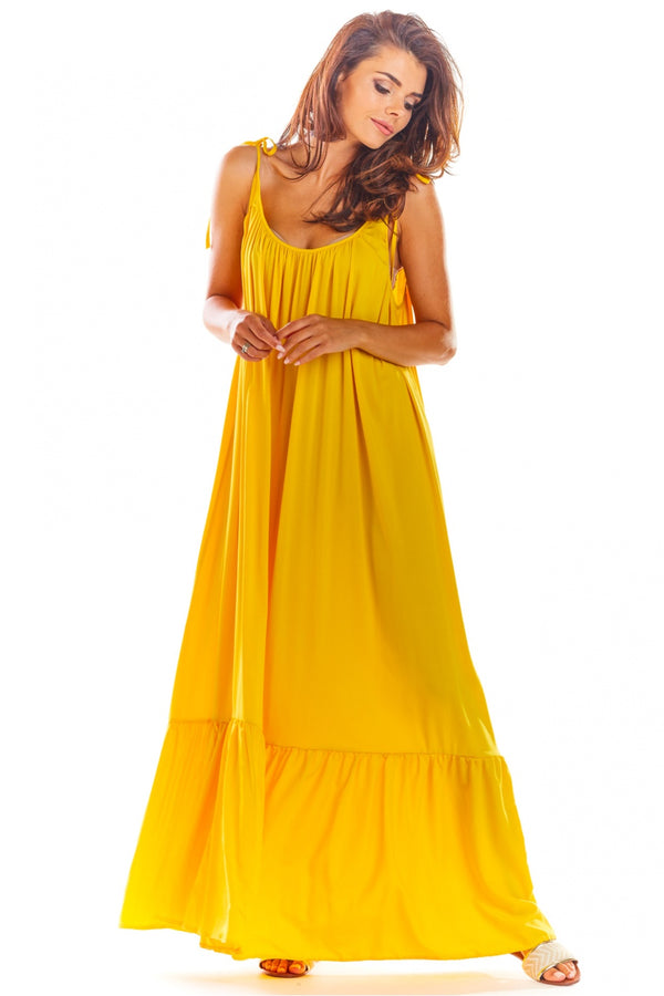 Robe femme awama De Jour De — jaune
