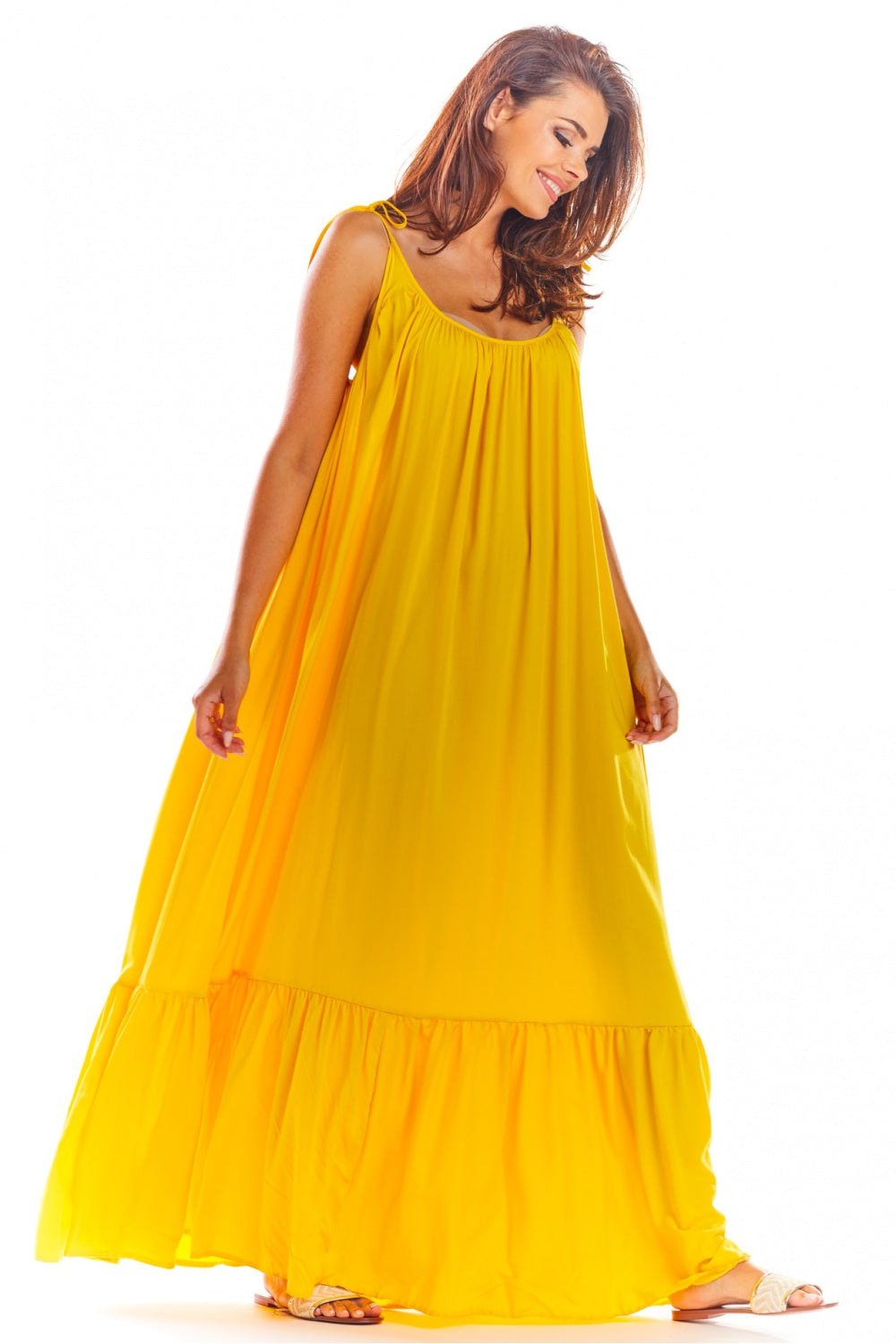 Robe femme awama De Jour De — jaune