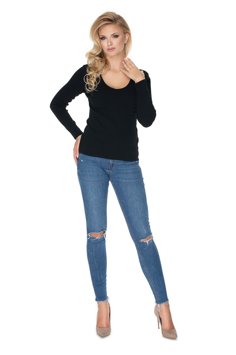 Blouse femme PeeKaBoo Chemisier Chemisier — noir