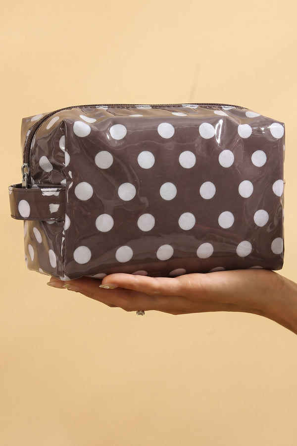 Pièce mode femme pois — café