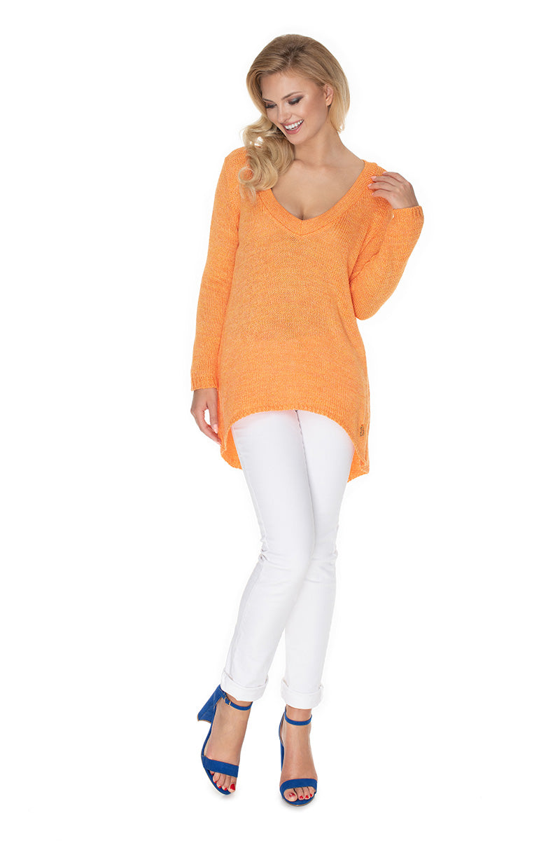 Pull femme PeeKaBoo Chandail Chandail — orange